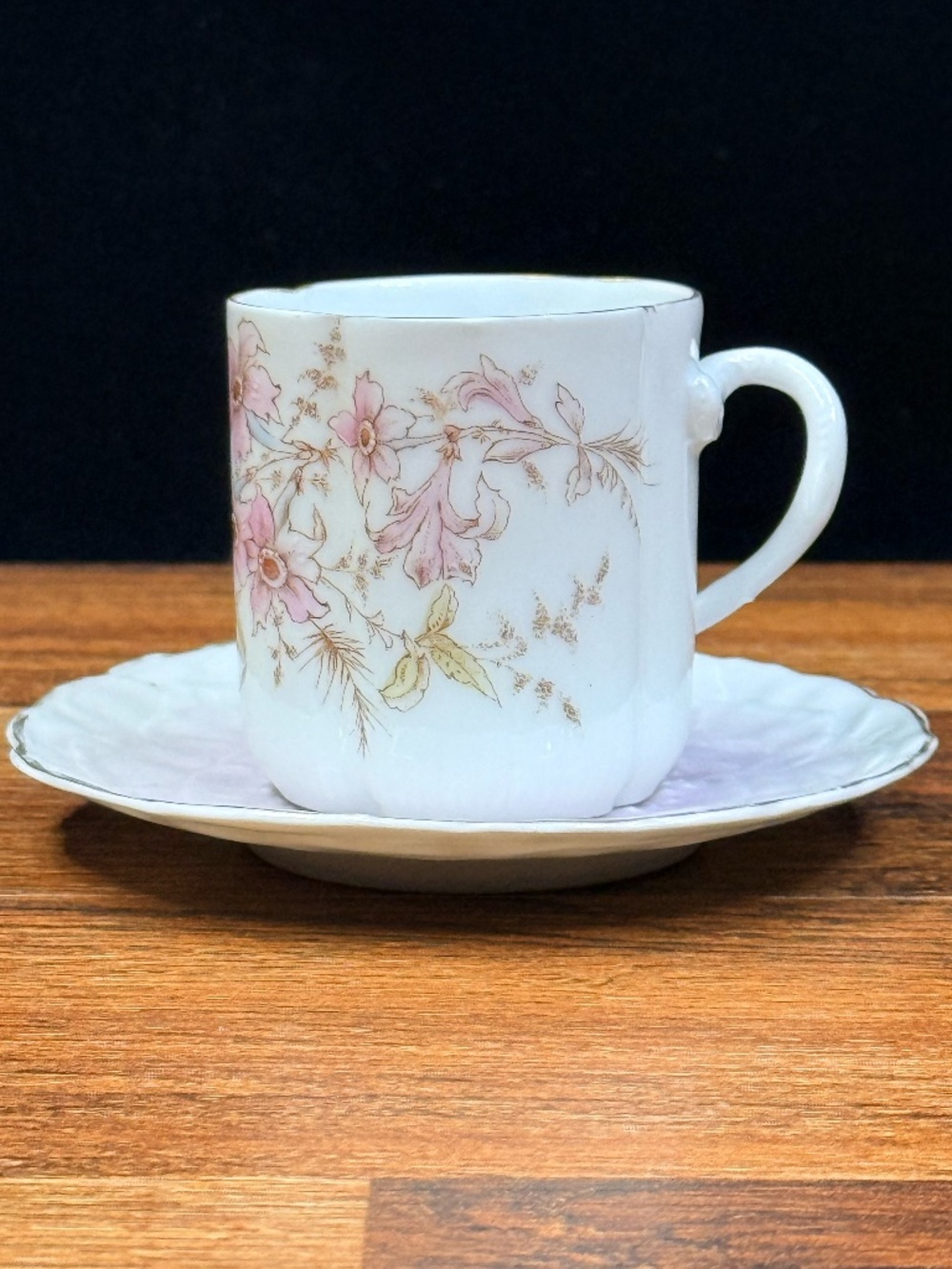 Floral Espresso Cup and Saucer - Picture 2 of 14